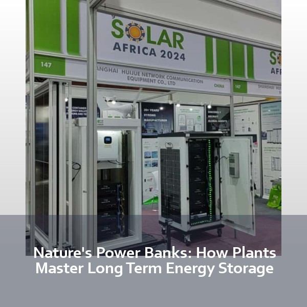 Nature's Power Banks: How Plants Master Long Term Energy Storage